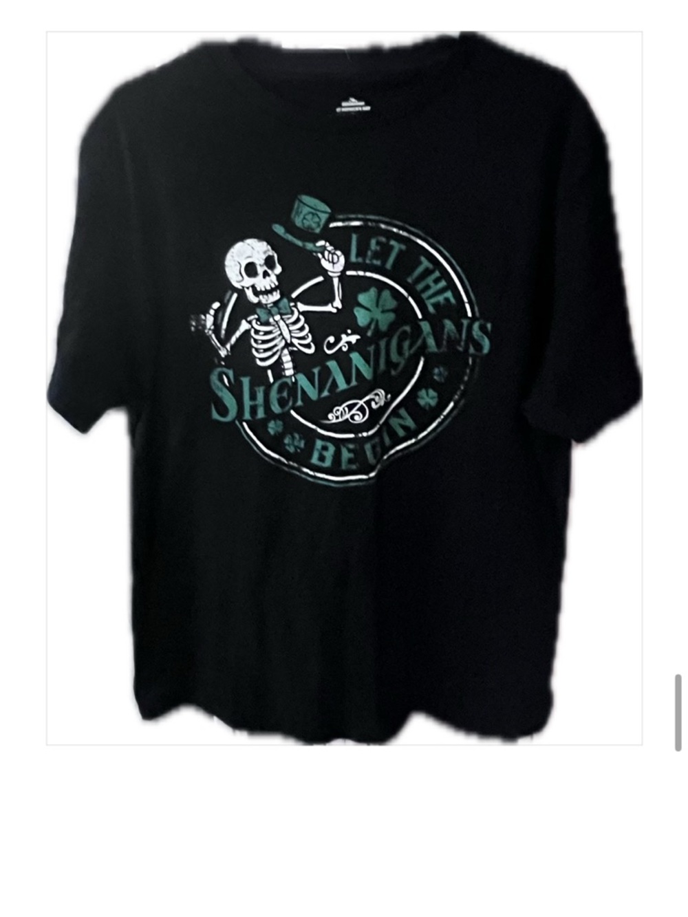 Way to Crlebrste “Let the Shenanigans Begin” Black Graphic Tee Shirt  XL